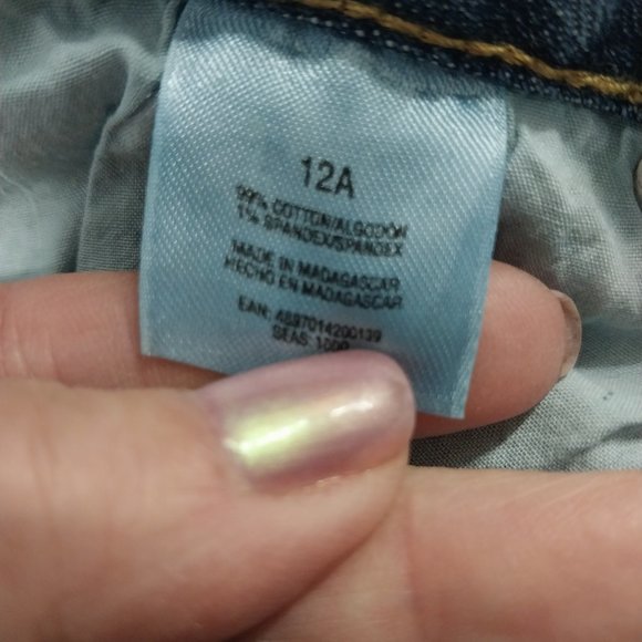 786 Size 12A Rout 66 Stretch Upcycled Bell-Bottoms - Picture 5 of 5